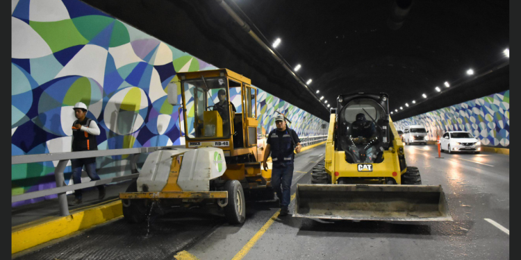 Rehabilitan Pavimento En Túnel Agustín Basave