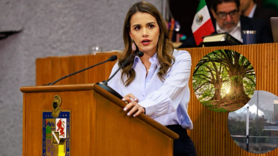 Lorena de la Garza en tribuna Congreos de NL - CRONICAS REGIAS Lorena-de-la-garza-crisis-ambiental-problemas-de-nuevo-león-exige-justicia-ambiental