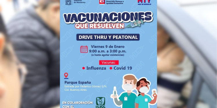 jornada-de-vacunación-vacunaciones-que-resuelven-parque españa-influenza-covid-19-9-de-enero-salud-Imss