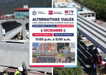 huajuco, monterrey, obras viales, carretera nacional