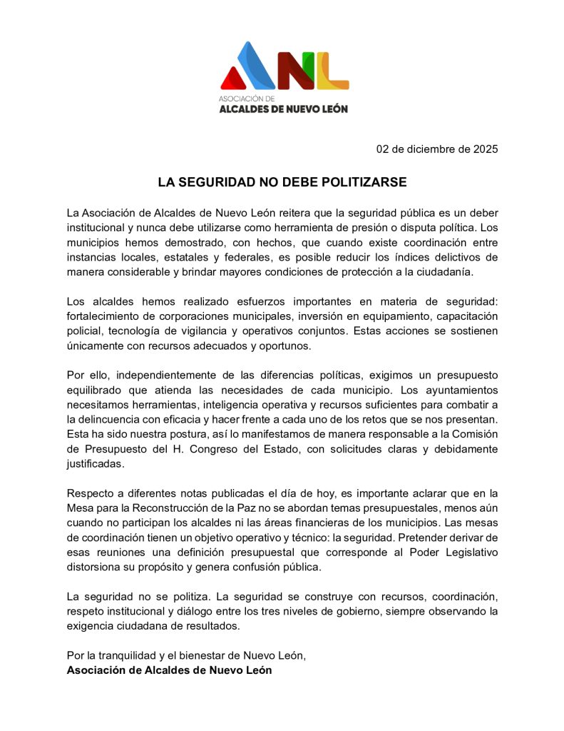 politización-de-la-seguridad-mesa-de-seguridad-presupuesto-2026