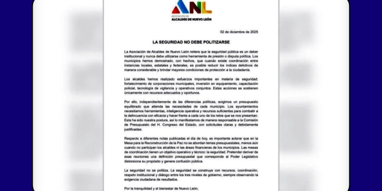 Alcaldes Denuncian Politización De La Seguridad En Nuevo León