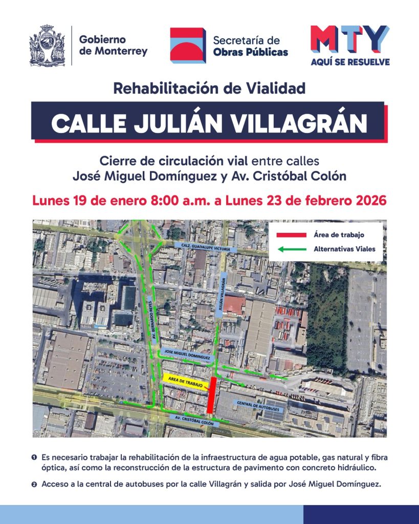 Concreto-hidráulico-Monterrey-movilidad-urbana-restricciones-viales-infraestructura-vial