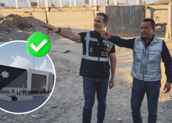 Portada sobre Adrián visitando la construcción del C4 norte