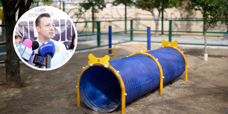 Portada de un parque y de como va colosio contra adrián y crítica la administración de Monterrey.