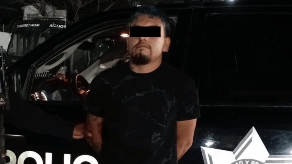 detenido en Garza Sada poseía droga y es sospechoso de un ataque con arma de fuego pasado.