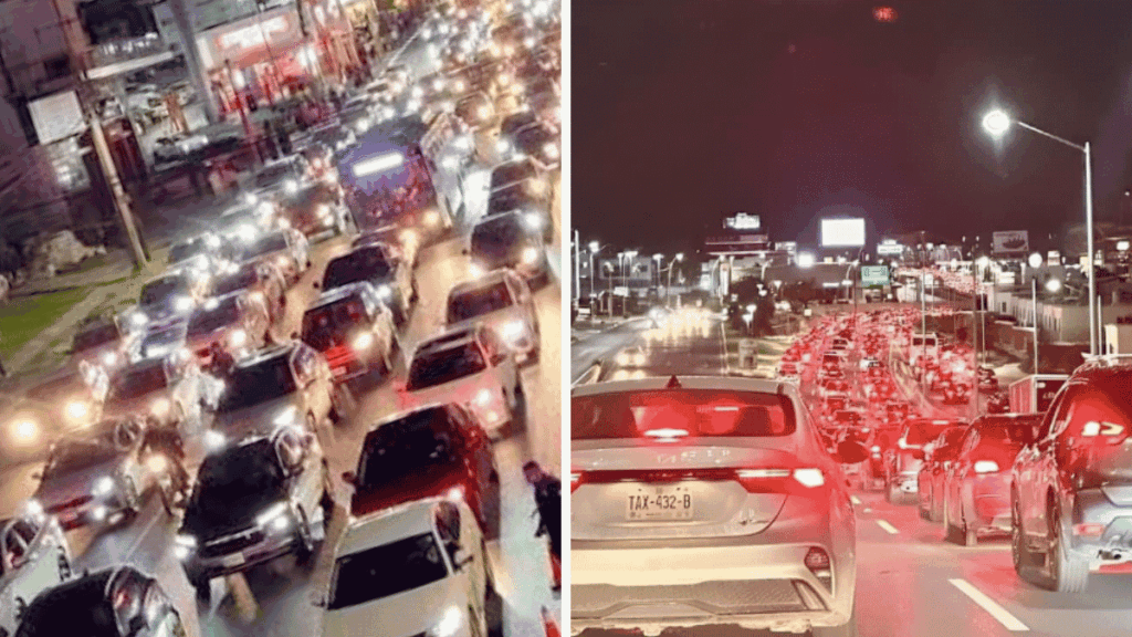 plan vial en paseo de los leones tras tráfico en Cumbres Monterrey